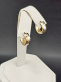 14K Gold Earrings - Huggie Hoops