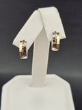 14K Gold Earrings - Huggie Hoops