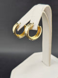 14K Gold Earrings - Huggie Hoops
