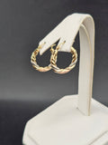 14K Gold Earrings - Huggie Hoops