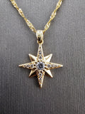 14k Gold Chain w/Pendant - Star