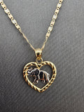 14k Gold Chain w/Pendant - Elephant