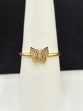 14K Gold Ring - Butterfly