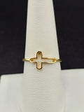 14K Gold Ring - Cross