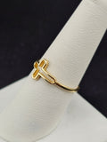 14K Gold Ring - Cross