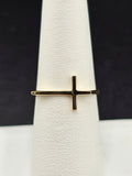 14K Gold Ring - Cross