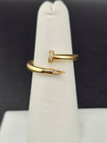 14K Gold Ring - Nail