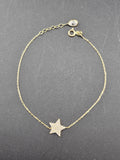 14k Gold Bracelet - Star