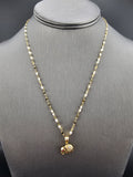 14k Gold Chain w/Pendant - Elephant