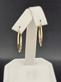 14K Gold Earrings - Huggie Hoops