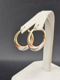 14K Gold Earrings - Huggie Hoops