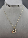 14k Gold Necklace - Hearts