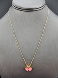 14k Gold Necklace - Hearts