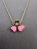 14k Gold Necklace - Hearts