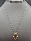 14k Gold Necklace - Hamza Hand