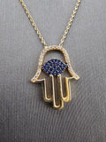 14k Gold Necklace - Hamza Hand