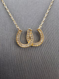 14k Gold Necklace - Horse shoe