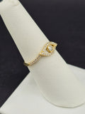 14K Gold Ring - Evil Eye