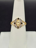 14K Gold Ring - Virgin Mary