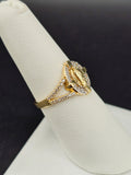 14K Gold Ring - Virgin Mary