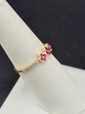 14K Gold Ring - Flowers
