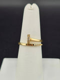 14K Gold Ring - Nail