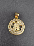 14k Gold Pendant - Virgin Mary