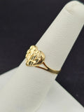 14K Gold Ring - Heart Nugget