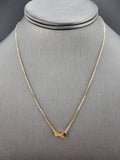 14k Gold Necklace - Hearts