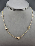 14k Gold Necklace - Hearts