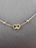14k Gold Necklace - Hearts