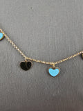 14k Gold Necklace - Hearts