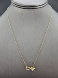 14k Gold Necklace - Infinity