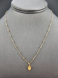 14k Gold Necklace - Religious Necklace