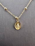 14k Gold Necklace - Religious Necklace