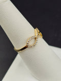14K Gold Ring - Infinity w/Heart