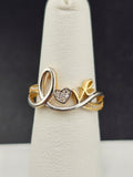 14K Gold Ring - Love