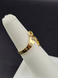 14K Gold Ring - Scissors