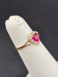 14K Children Gold Ring - Heart