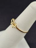 14K Gold Ring - Bow