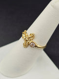 14K Gold Ring - Jesus on Cross