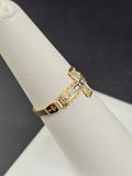 14K Gold Ring - Jesus on Cross