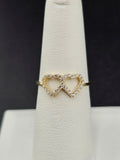 14K Gold Ring - Hearts