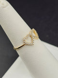14K Gold Ring - Hearts