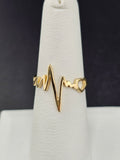 14K Gold Ring - Heart Beat