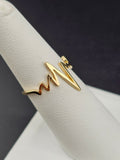 14K Gold Ring - Heart Beat