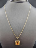 14k Gold Chain w/Pendant - Virgin Mary