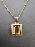 14k Gold Chain w/Pendant - Virgin Mary