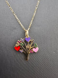 14k Gold Chain w/Pendant - Tree