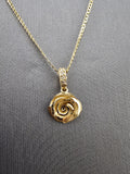 14k Gold Chain w/Pendant - Rose